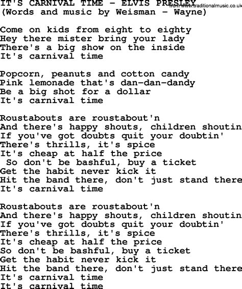 carnival lyrics